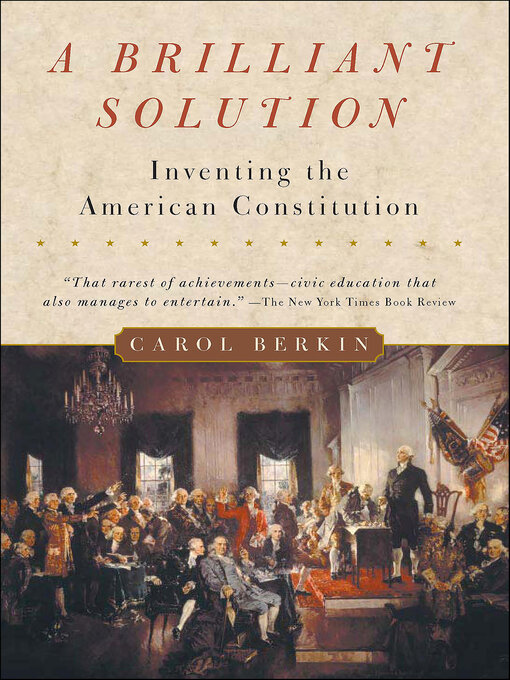 Title details for A Brilliant Solution by Carol Berkin - Available